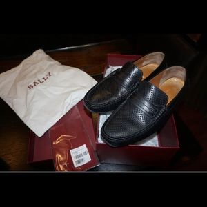 “Bally” Pryce Men’s Leather Driver’s in black